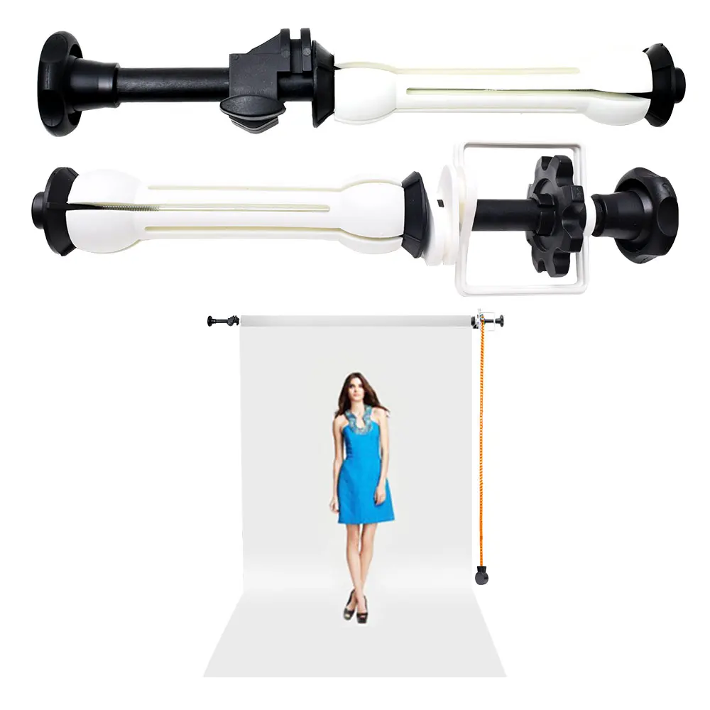 

Photography Video NG-001 1 Roller Single Axis Wall Mount Manual Background Backdrop Support System