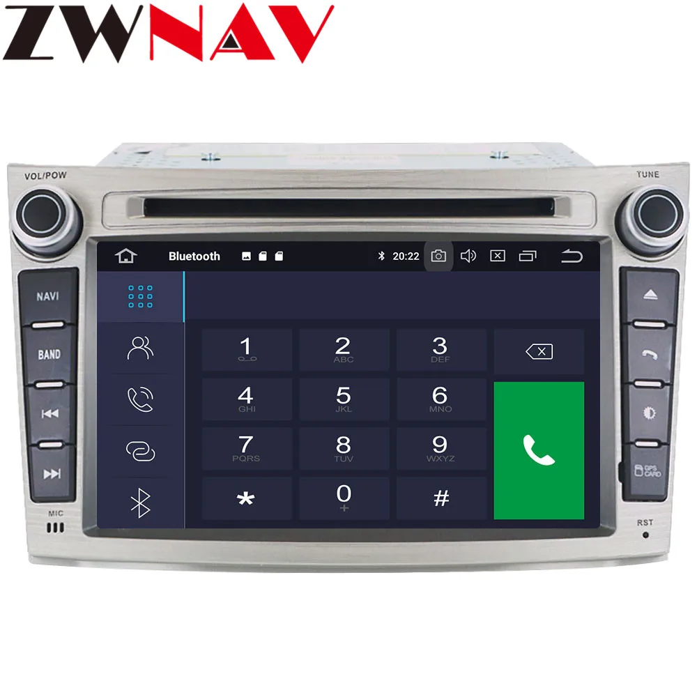 Discount ZWNAV Android 9.0 4+32GB Car DVD Player for Subaru Legacy Outback 2009-2014 Radio Ibiza GPS Navigation Mirroring link head unit 5