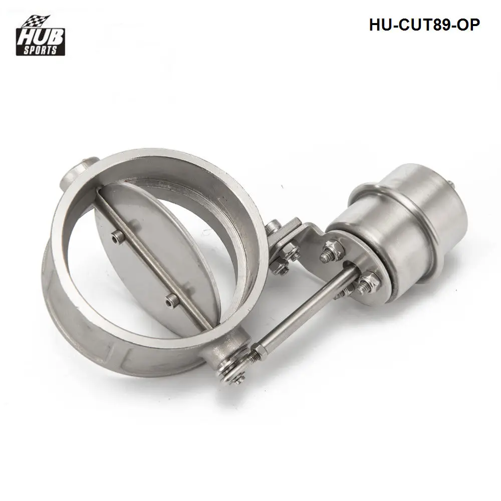 Hubsports - NEW Vacuum Activated Exhaust Cutout / Dump 89MM OPEN Style Pressure: about 1 BAR For Toyota corolla HU-CUT89-OP