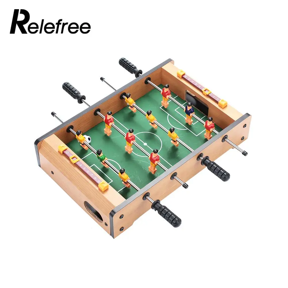 

Table Football Game Indoor Soccer Decorate Wood Color Family Party Leisure Portable Kids Adults Mini Gift