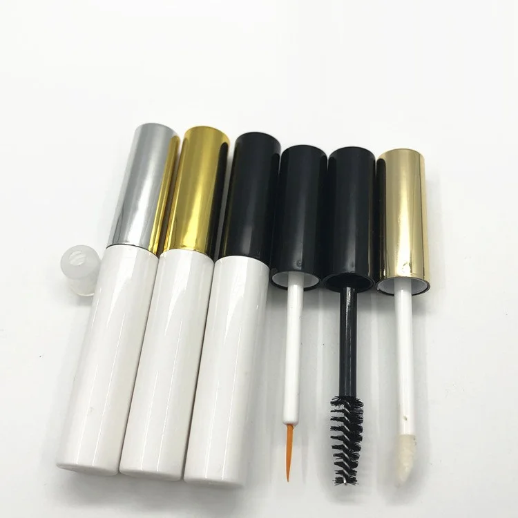 白色小吹瓶金银黑盖5ml1