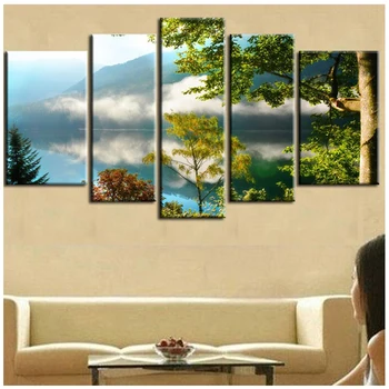 

5pcs diy full square diamond painting cross stitch tree 5d diamond embroidery landscape wall stickers mosaic Christmas ZP-1392