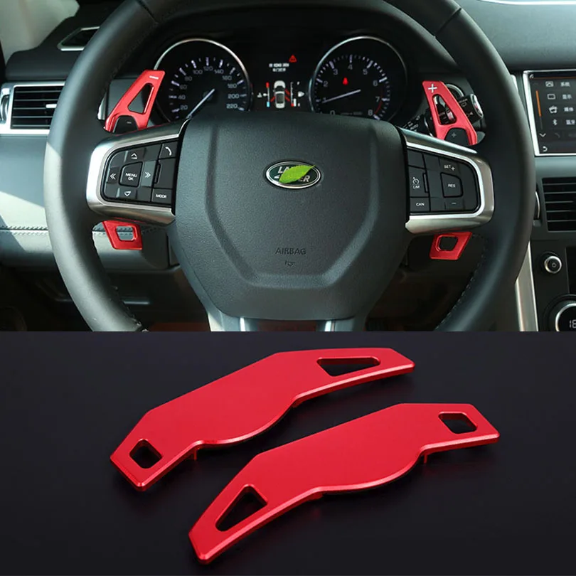 Us 35 19 12 Off For Land Rover Discovery 4 Range Rover Evoque Sport Alloy Steering Wheel Gear Paddle Shift Cover For Jaguar Xe Xf Xfl F Pace In