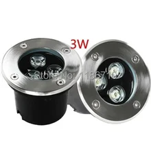 5 шт./партия наземные светильники 3 Вт светодиодный подземный свет Ландшафтная лампа с квадратными дорожными лампами проект на ногу