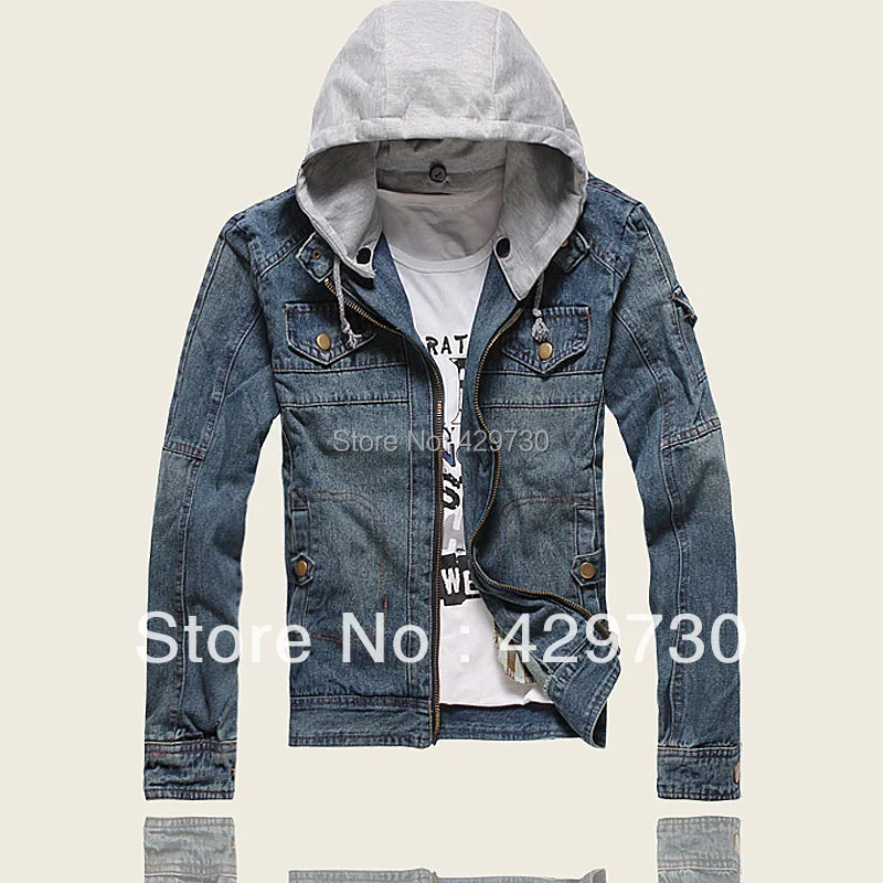 2015 New Autumn and Winter Men's Clothing Denim Jacket British Style ...