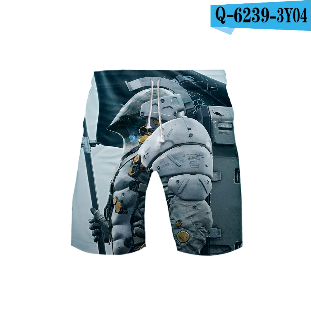 Мужские 3D stranding темплар 3 DBoard шорты летние новые быстросохнущие пляжные шорты мужские хип-хоп Короткие штаны пляжная одежда - Цвет: A