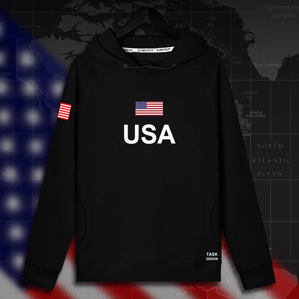 

Толстовка с капюшоном для мужчин, тонкая уличная одежда из США, США