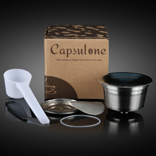Best Offers For Dolce Gusto Coffee Capsule Filter Cup Dripper Metal High Quality Stainless Steel Reusable Coffee Filter Get Spoon Brush Best Offers For Dolce Gusto Coffee Capsule Filter Cup Dripper Metal High Quality Stainless Steel Reusable Coffee Filter Get Spoon Brush