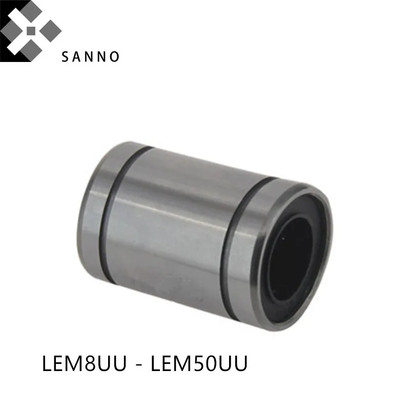 Европейский tandard линейный подшипник LEM8UU-LEM50UU cnc Буш шарикоподшипники для 3D
