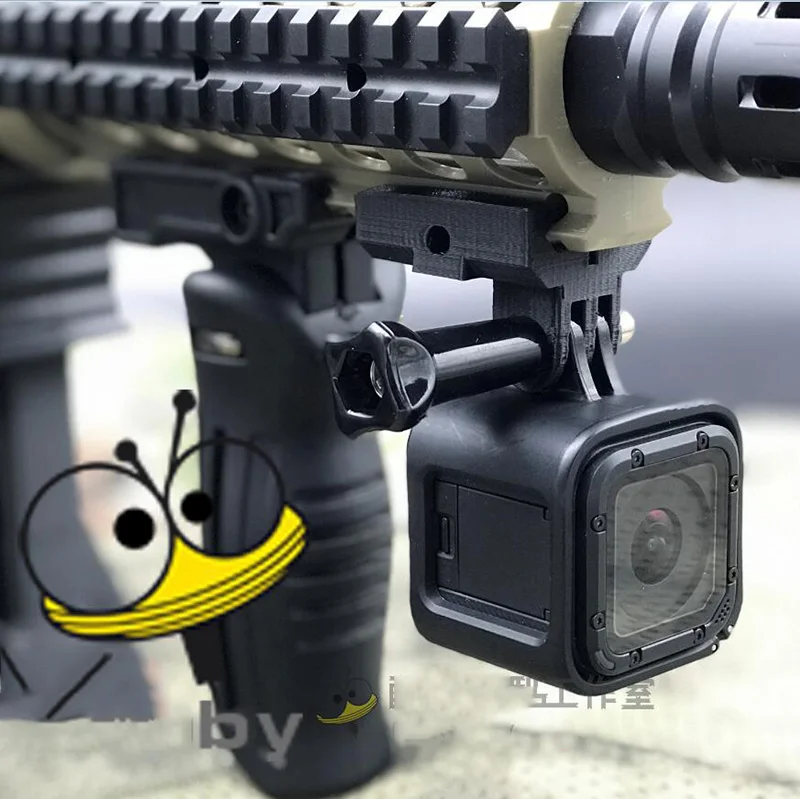 Видеокамера Gel wel с 3d рисунком водяного оружия Gopro4 5 поддержка для