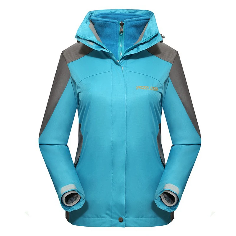 

2018 Hiking Camping Chaquetas Mujer Winter Sport Outdoor Jacket Women Waterproof Windproof Casaco Skiing Coat Fishing Clothes