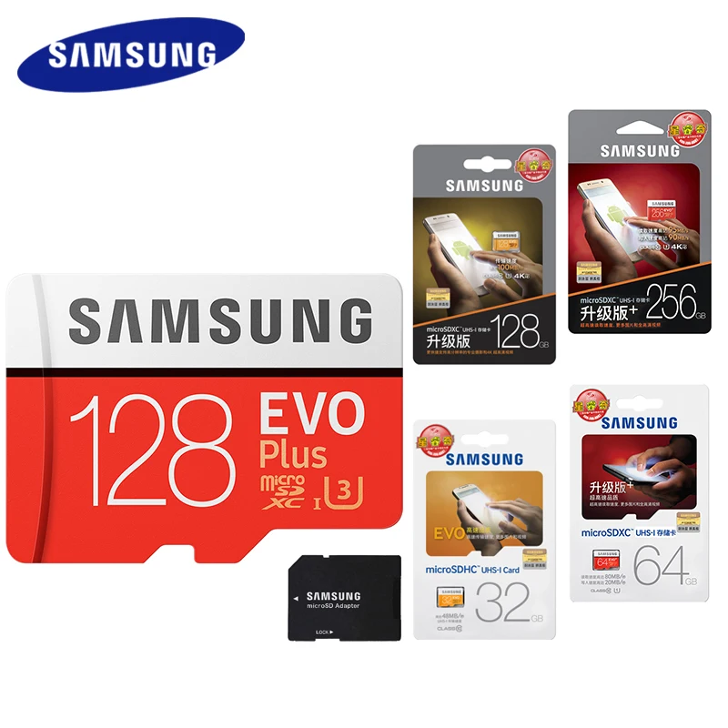 SAMSUNG Micro SD Card 8G 16G 32G 64G 128G 256G 100Mb/s Memory Card