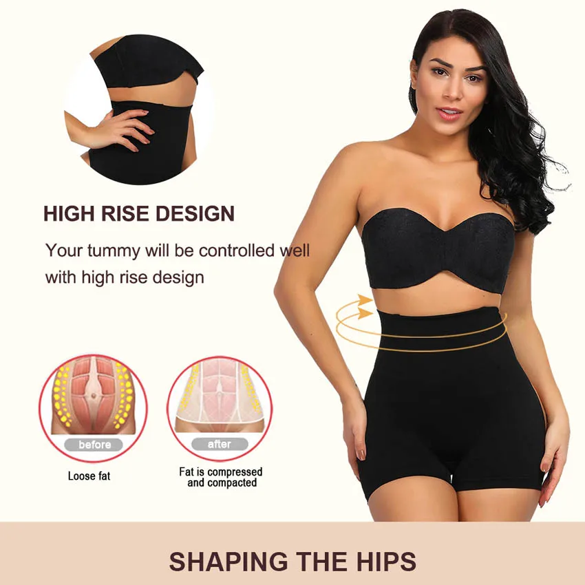  Lover Beauty Womens Shapewear Seamless Briefs Butt Lifter High Waist Body Shaper Control Panties Hi