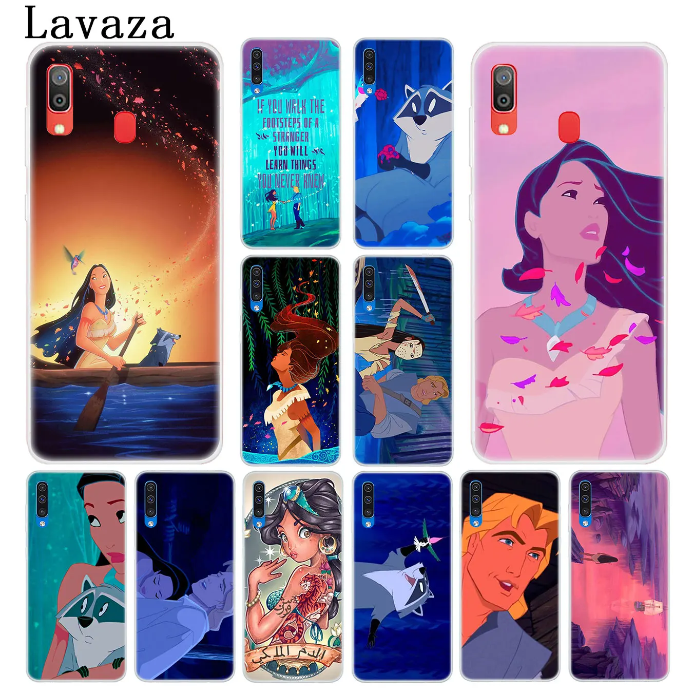 

Lavaza Pocahontas Hard Transparent Phone Case for Samsung Galaxy A10 A20 A30 A40 A50 A60 A70 M40 M30 M20 M10 Cover