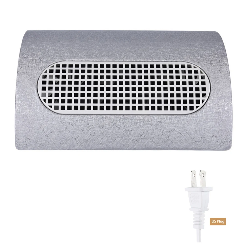 

3 Fans Portable Adjustable Speed Manicure Home Use Tool Strong Suction 2 Level US/EU Plug Nail Dust Collector Easy Operation 15W