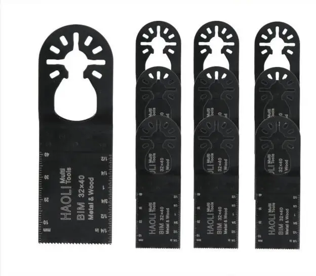 

10 pcs quick change 32mm Bi-Metal oscillating tool saw blade for Multifunction electric tool at good price and fast shipping