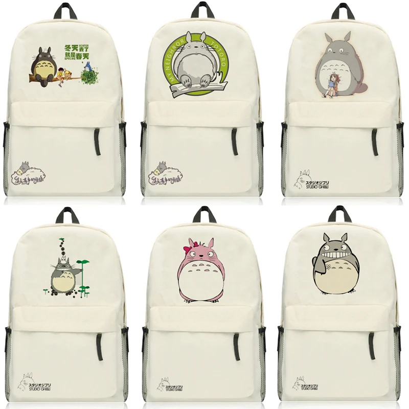

High-Q Unisex Miyazaki Hayao Tonari no Totoro Backpacks My Neighbor Totoro Preppy Student Casual Backpacks Luggage & Bags
