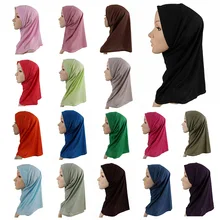 2017 moda cachecol hijab muçulmano xale Nova Moda Stretchy branco Tampas de Muçulmanos Chapéus Hijab Underscarf Turbante Capô das Mulheres
