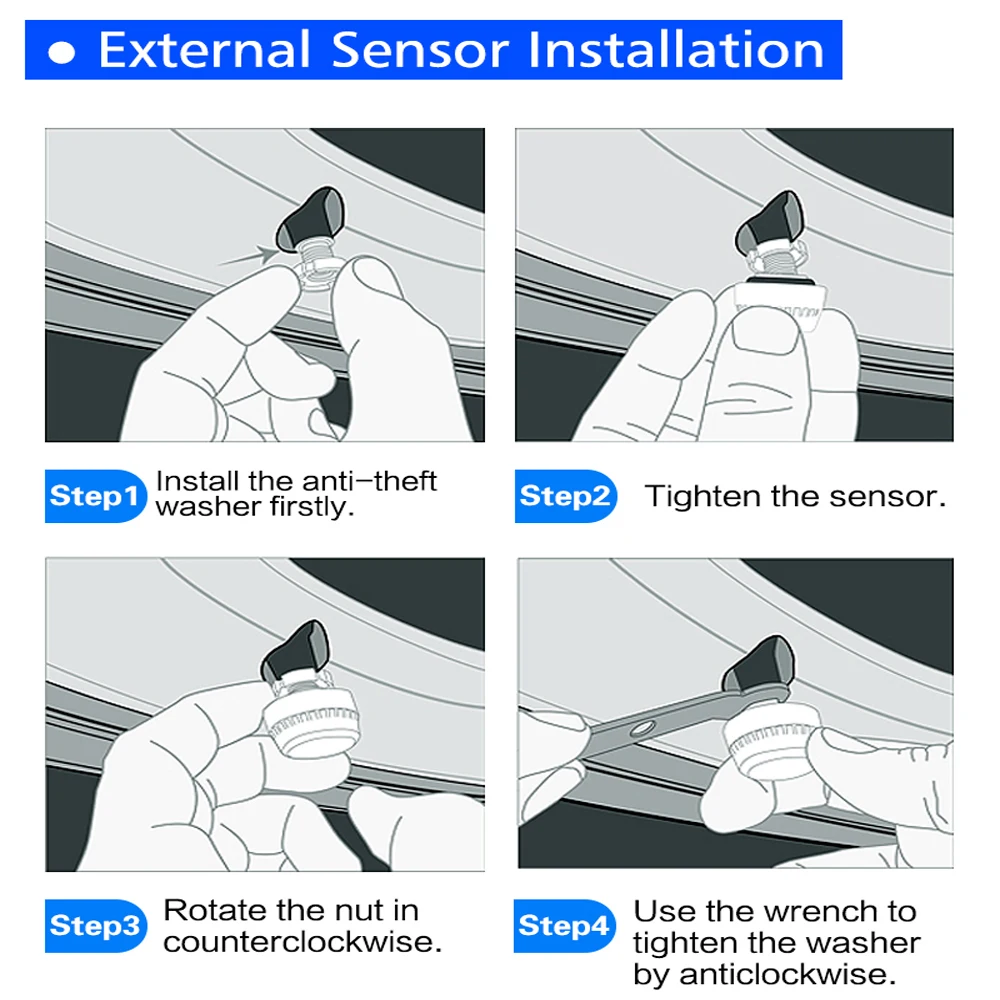 Zeepin Moto TPMS зарядка через usb мотоцикл ЖК-экран дисплей система мониторинга давления в шинах с 2 внешними датчиками