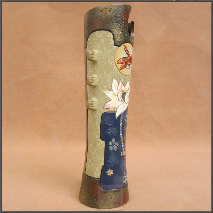 Лотос Стрекоза креативный подарок китайский керамический Китай украшение ручной работы ваза украшения стола уникальный подарок Сюрприз подарок