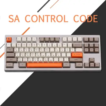 

PBT Sa Control code keycaps set sa profile Dye Sub Keycap Set thick PBT plastic keyboard gh60 dz60 kbd75