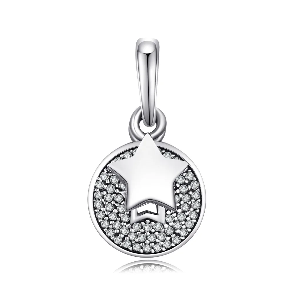 Jewelrypalace стерлингового серебра 925 из небесно-звезда Бусины Fit Браслеты белый браслет украшения Сделано в Китае