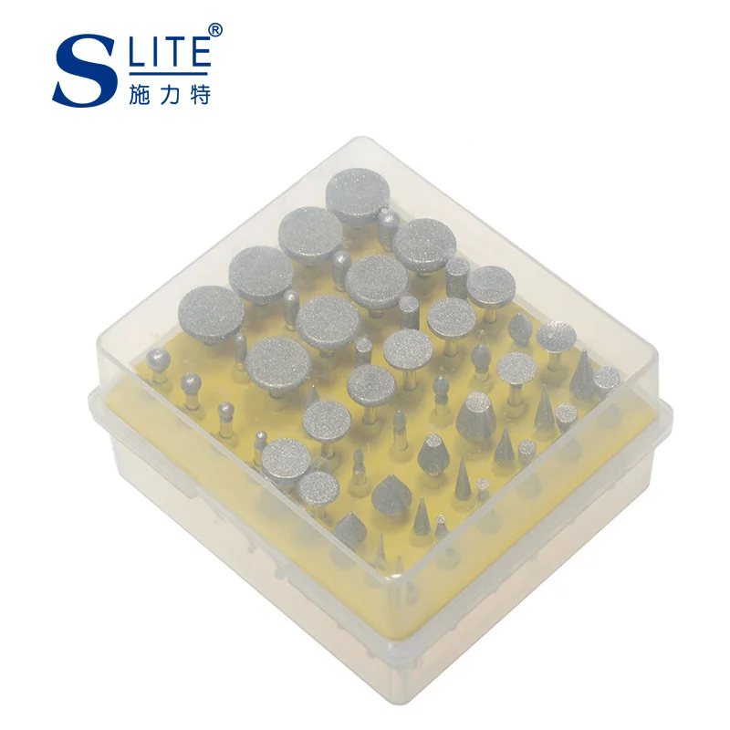Slite Corundum Hobbing Manicure Grinding Accessories 50 Sets Of Diamond Grinding Head Group Box Slite Corundum Hobbing Manicure Grinding Accessories 50 Sets Of Diamond Grinding Head Group Box