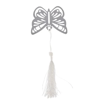 

2 PCS of Silver BUTTERFLY BOOKMARK Christmas XMAS Stocking Filler FAVOUR GIFT Boxed