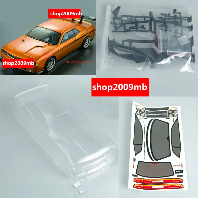 190 мм 1/10 прозрачный корпус радиоуправляемого автомобиля для Dodge viper SRT8 Challenger HPI KYOSHO