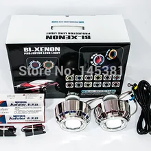 3.0HQT 3," дюймовый двойной Ангел глаз HID объектив проектора LHD RHD H1 H7 H4 HB3 HB4 9004 9007 фары+ 2 шт AC балласт