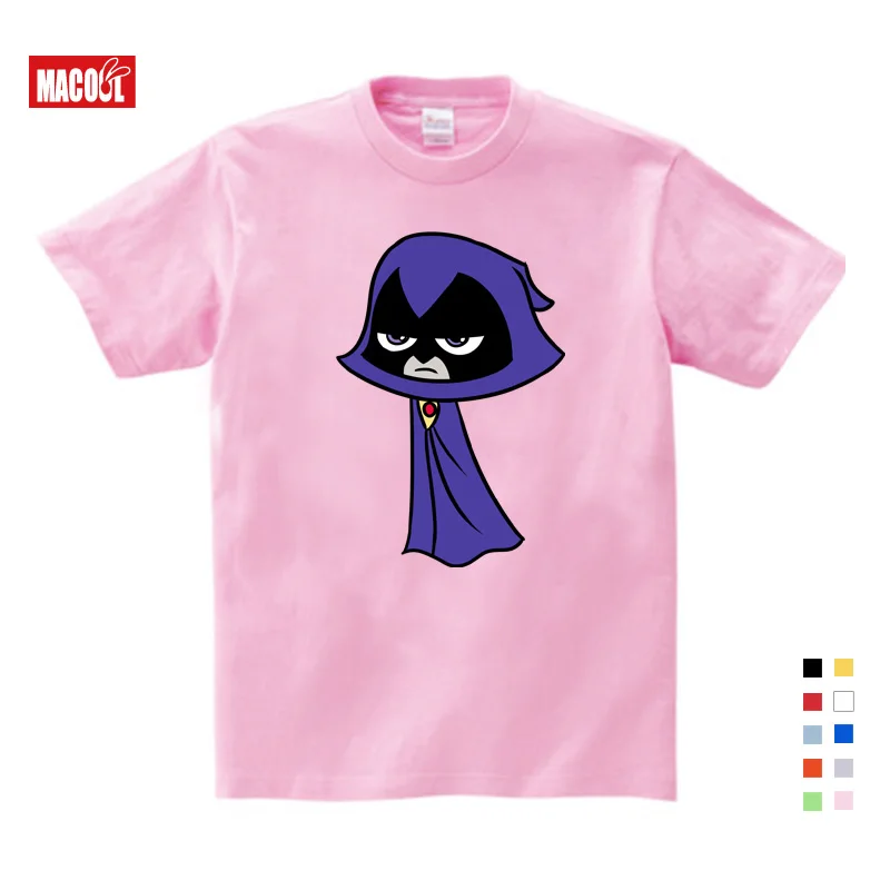 

Kids Teen Titans Go T Shirt Crow Cartoon Summer Tops Unisex Children Tees Boys Girls Tshirts Clothes for Big Kids 2019
