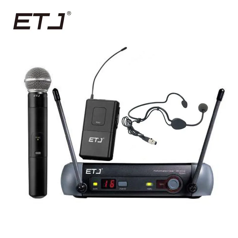 ETJ бренд UHF профессиональный беспроводной микрофон система PGX24/BETA58 PGX14 PGX4 PGX2 для