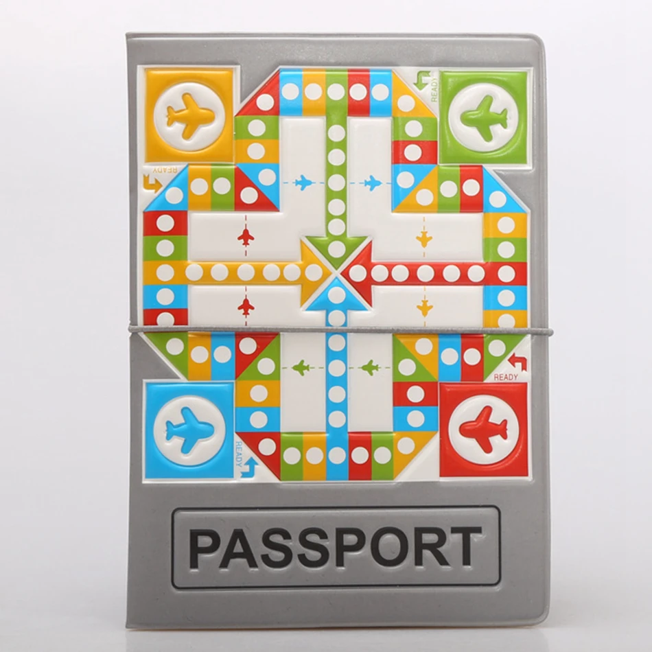 Креативный Летающий шахматы Обложка на паспорт кошелек сумка дорожные аксессуары для мужчин из искусственной кожи ID адрес портативный пансион карты Чехол