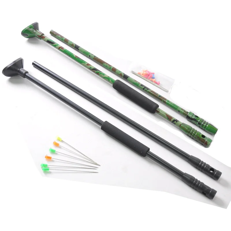 Black 1 pcs Outdoor Hunting Activity 18" Blow Gun with Junction Tube