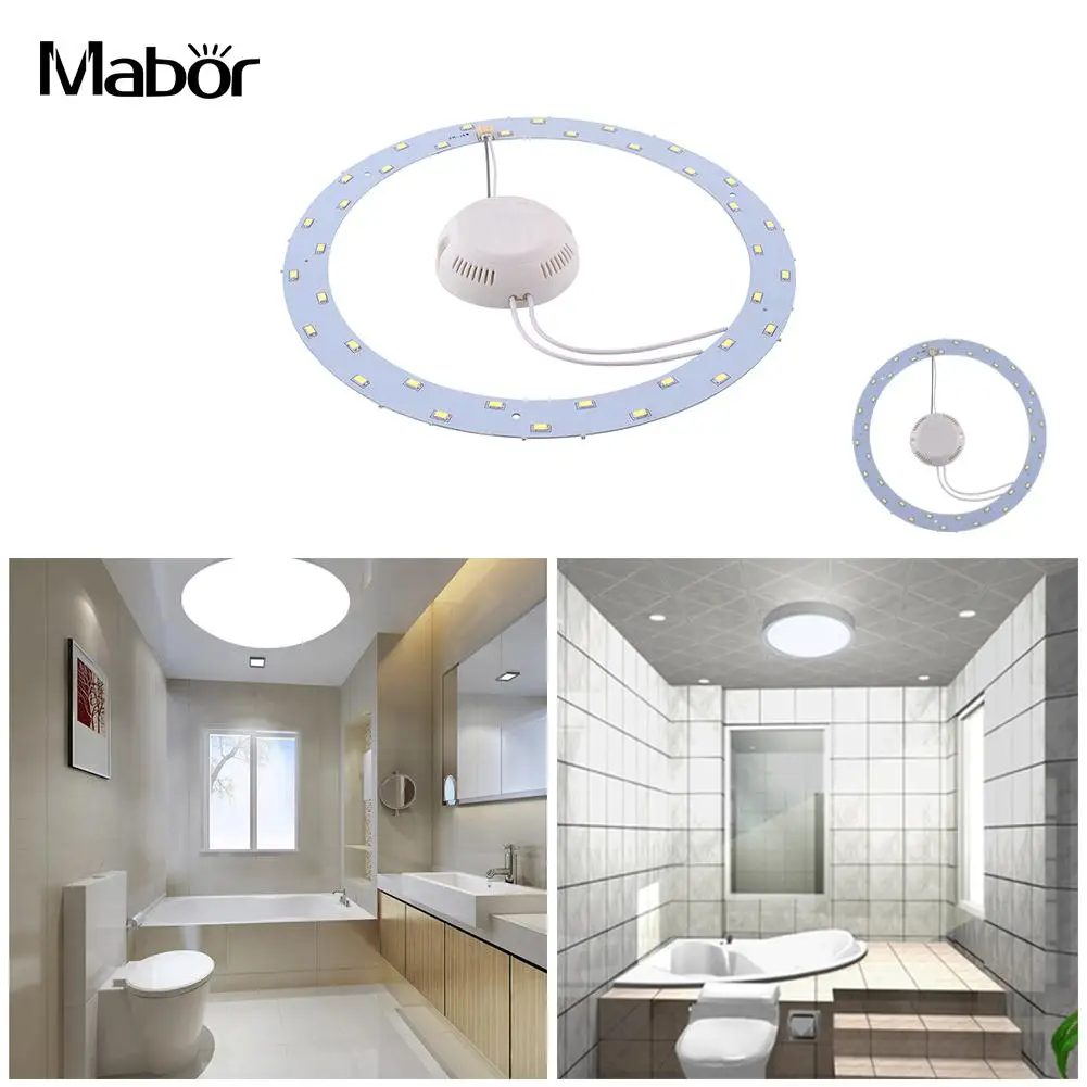 

18W 36 SMD LED Panel Circle Annular Home Practical Ceiling Light Pure White LED Round Ceiling board the circular lamp board