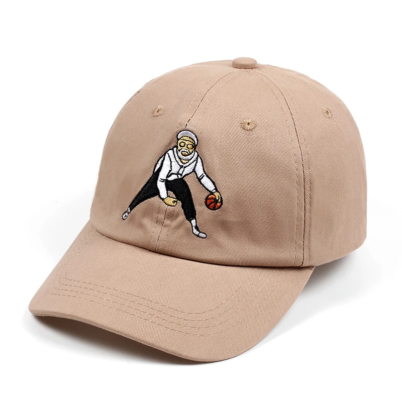 

100% Cotton Uncle Drew Dad Hat Unisex Tan Basketball Comedy Baseball Cap Kyrie Irving Snapback Caps Embroidery Hip Hop Bone