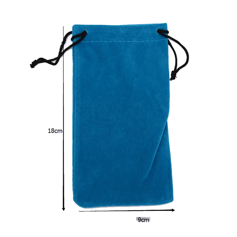 

1Pcs Sunglasses Bags Drawstring Pouch Bags Myopia Customized Glass Case Eyewear Accessories Soft Eyeglasses Bag Solid Color