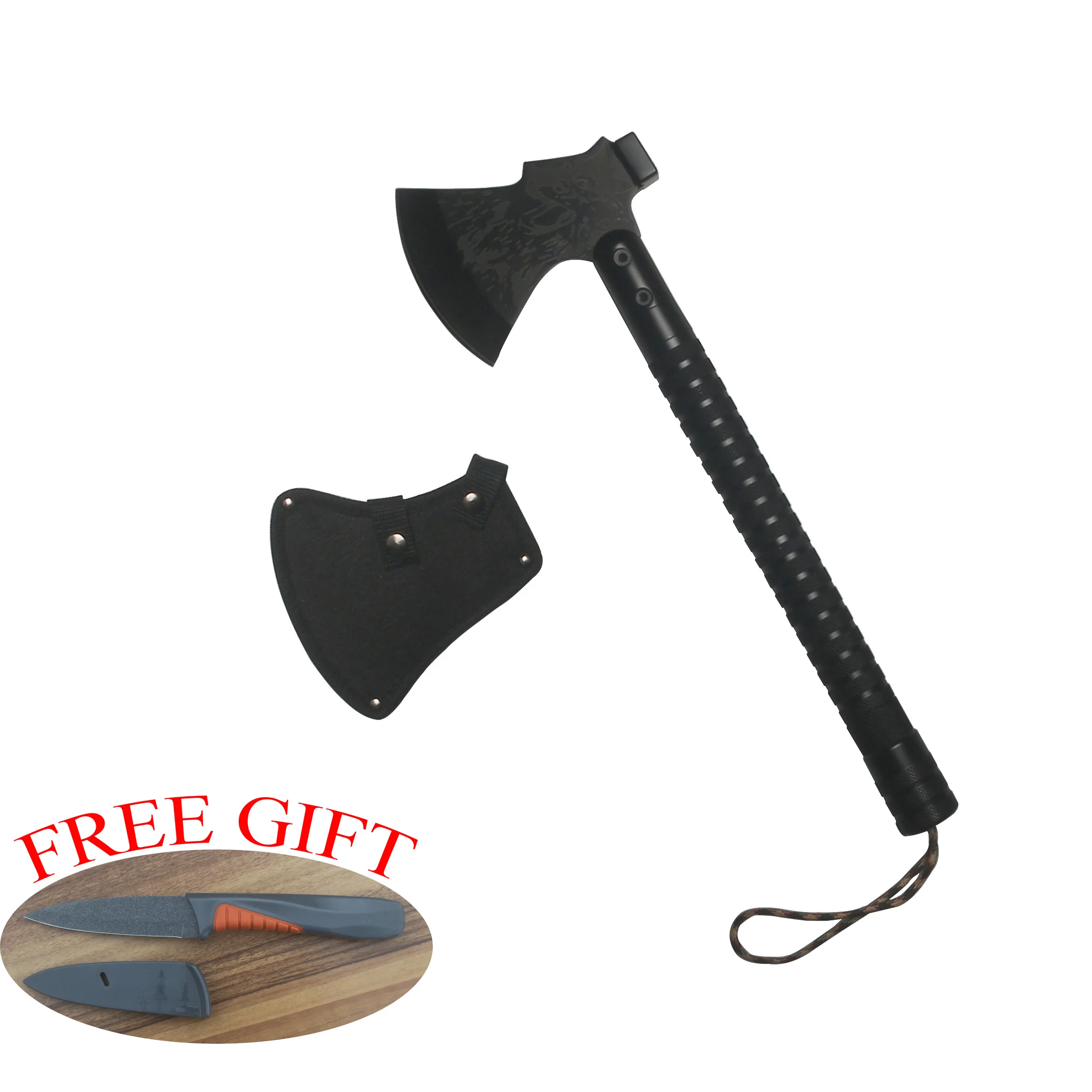 

GKW Outdoor Dismountable Camping Axe Aluminium Alloy Folding Tomahawk Axe Multifunctional Survival Hatchet with Knife