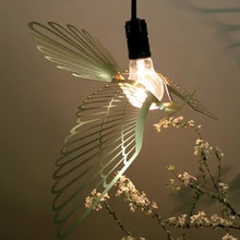 Современная Новинка, светильники летающая птица, золото/хром, подвесные светильники, приспособление для ресторана, кофейни, кафе, бара, столовой, подвесные светильники