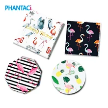 Mini autocollant flamant rose en papier, étiquette autocollante mignonne Kawaii pour Scrapbooking, décoration d'album de journal intime, fournitures de papeterie, DIY bricolage, 45 pièces/paquet