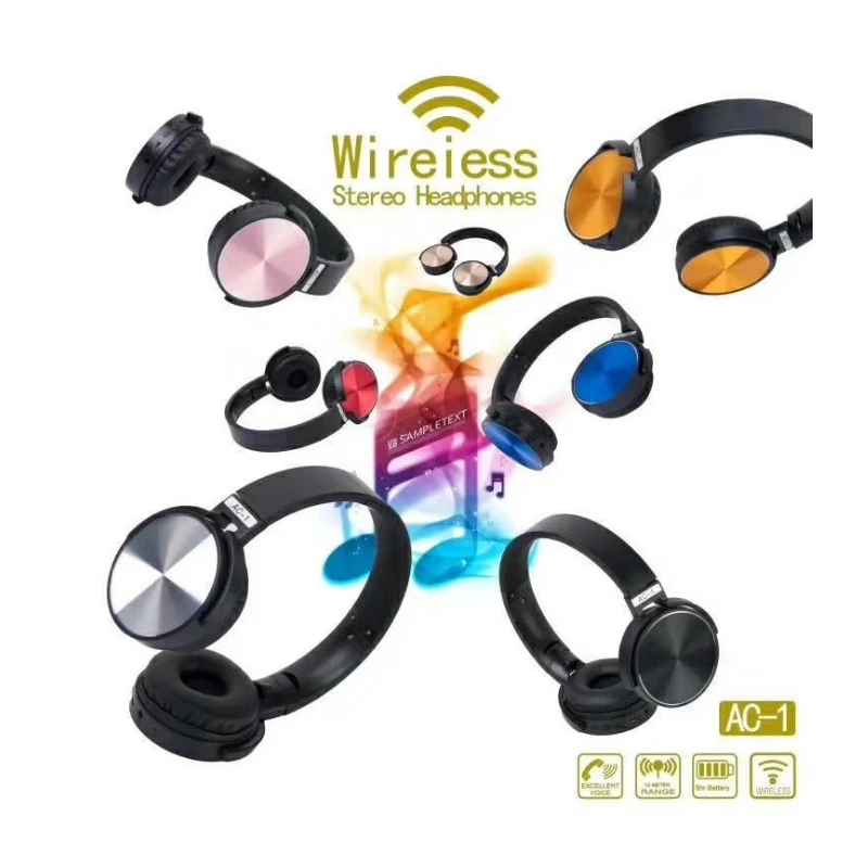 

Version 4.2 Bluetooth Headband Headphones with Mic Noise Cancelling Wireless Headset for Sport Calling Music Play kulaklik