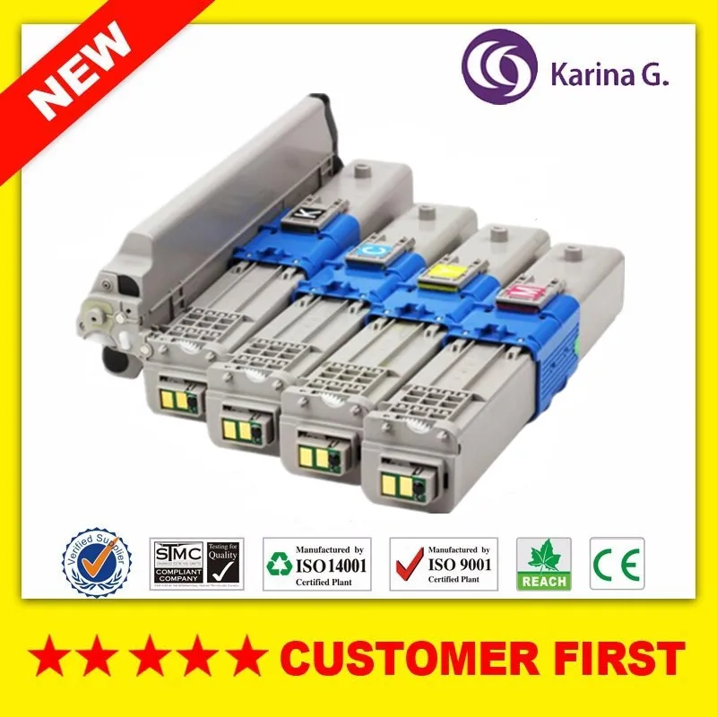 

1Set Remanufactured Toner Cartridge for Okidata C330 C310 C510 C530 C331 C531 MC361 MC561 MC362 MC562 MC352 etc.
