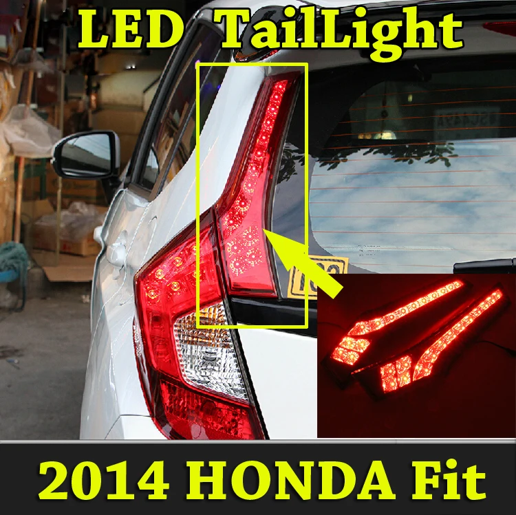 

2014~2016 Fit Jazz taillight,LED,Jazz fog light,2pcs(1pcs L+1pcs R), Jazz headlight,Fit fog light,35W 12V,Free ship! Jazz Fit