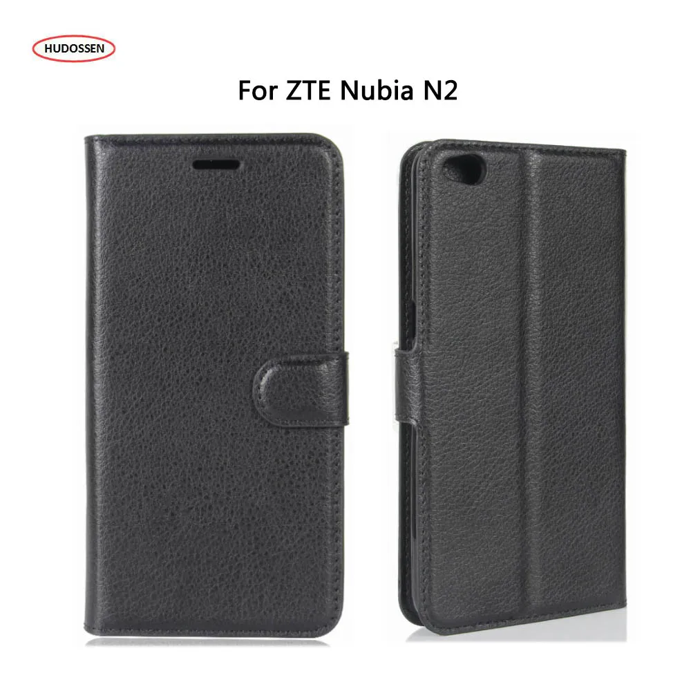 

HUDOSSEN For ZTE Nubia N2 Case Cover 5.5 Flip Leather Wallet Silicone Case For ZTE Nubia N2 N 2 Protective Phone Bag Skin Fundas