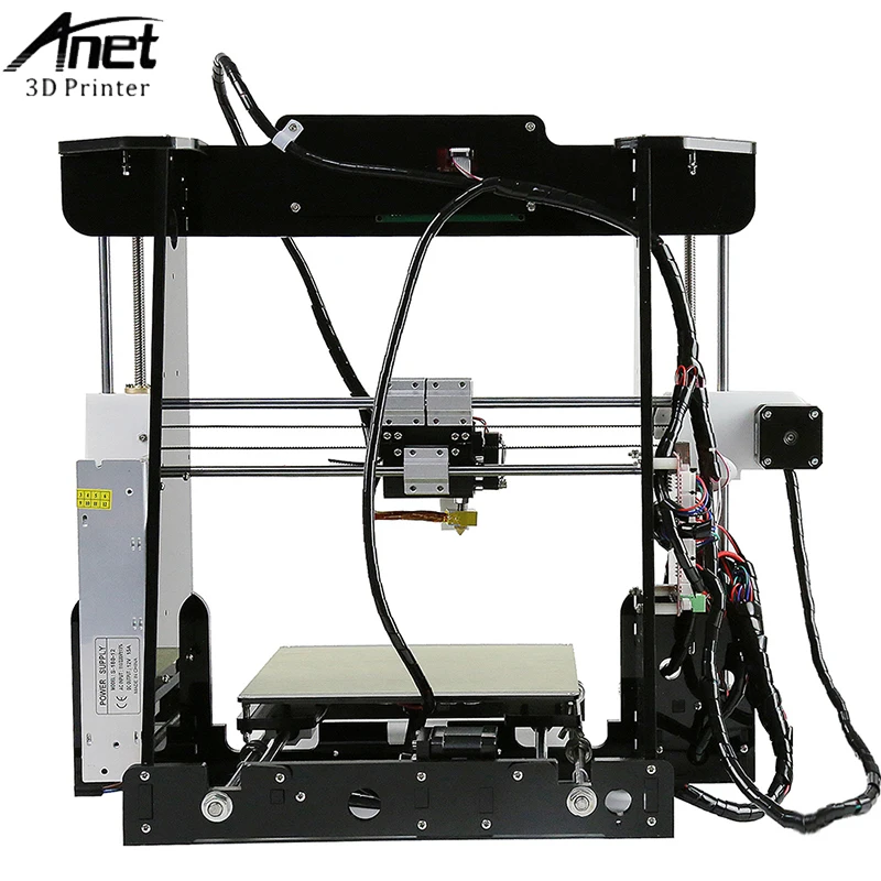 Anet A8 i3 Impresora 3D принтер Высокая точность Imprimante DIY набор с алюминиевым Экструдером