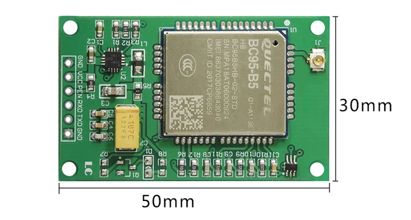 1 шт. BC95 модуль NBIOT модуль NB-IOT макетная плата NB-IOT модуль телекоммуникационная версия Интернет вещей NB карта# Hbm0119