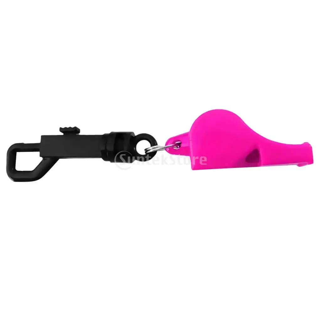 Emergency Survival Scuba Diving Safety Whistle for Boating Kayaking Hiking with Belt Clip-Choose Colors