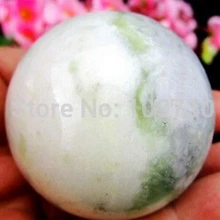 Натуральные LanTian Jadeite кварцевые камни шар Сфера 55 мм+ подставка