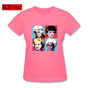 

Krishna T Shirt Golden Warhol Girls T-Shirt Awesome Women Tee Shirt 100 Cotton Oversize Streetwear Short-Sleeve Graphic Tshirt