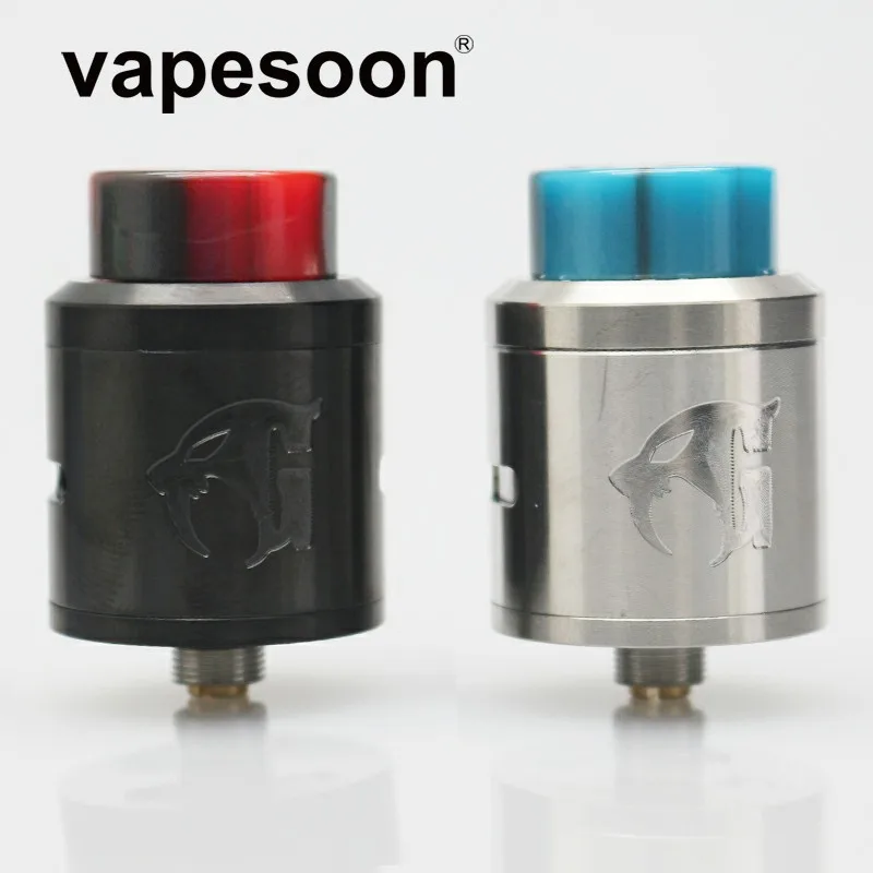 

VapeSoon Goon V1.5 RDA Ecigarette Rebuildable Dripping Atomizer 24mm vs Goon 528 RDA fit 510 E Cigarette Mod